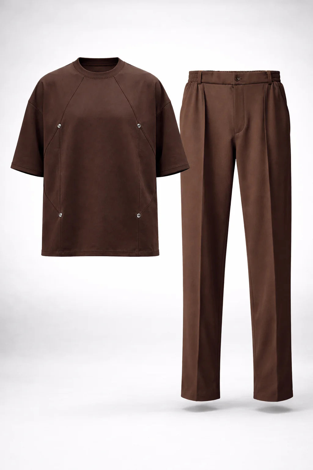 Baggy Tracksuit (Box-Fit Baggy Shirt + Korean Pants)